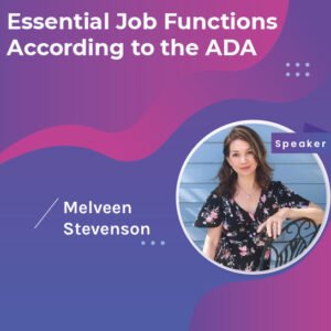 Essential Job Functions According to the ADA