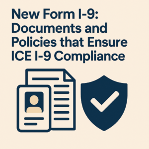 New Form I-9 Documents and Policies that Ensure ICE I-9 Compliance